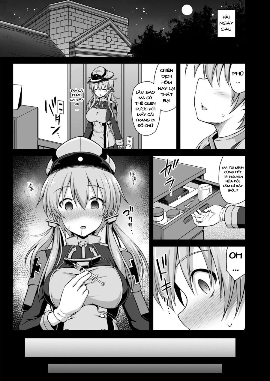 Đêm Trước Khi Kanmusu Mang Thai, Mối Tình Bị Đánh Thuốc Mê Của Prinz Eugen Oneshot page 15 - Giả Dược