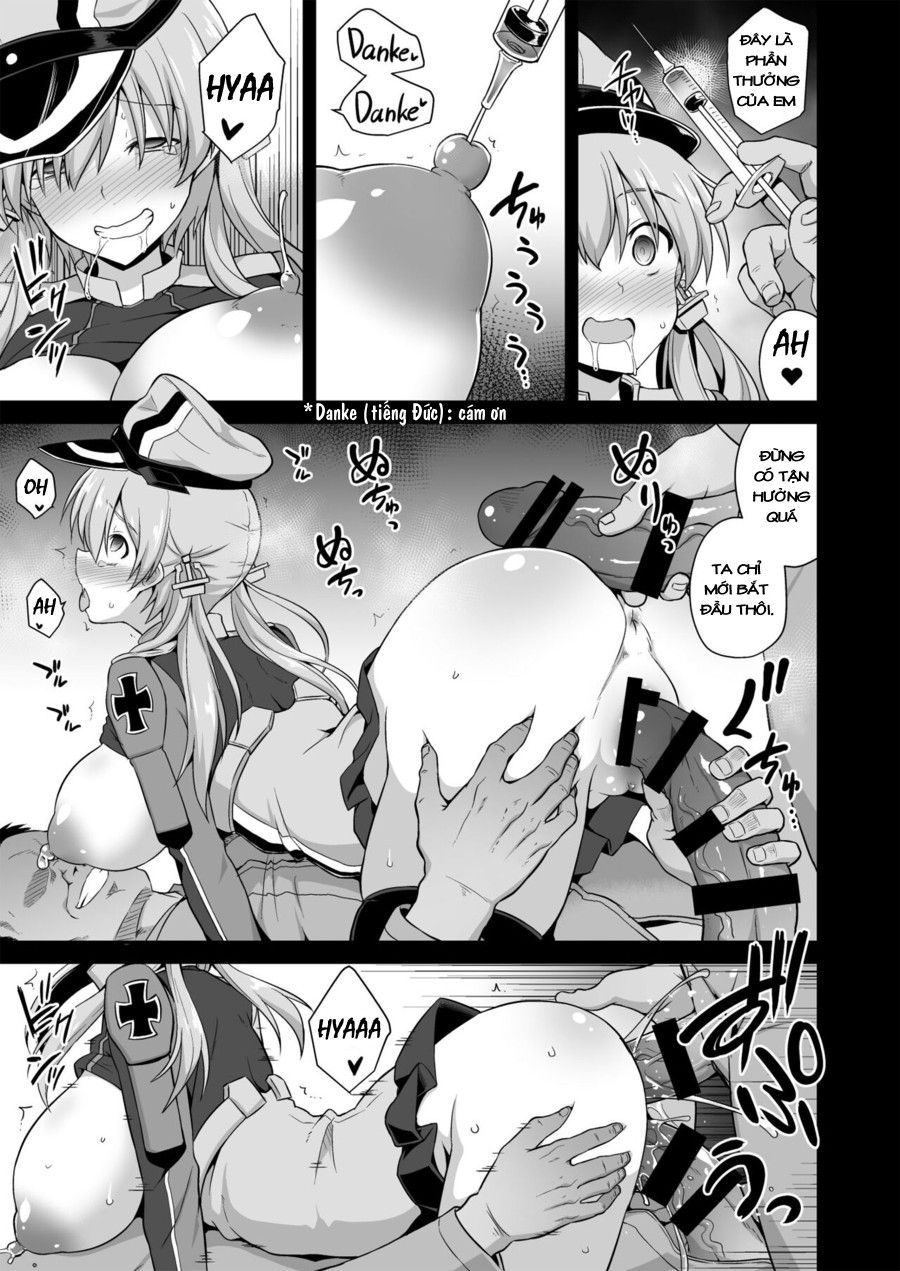 Đêm Trước Khi Kanmusu Mang Thai, Mối Tình Bị Đánh Thuốc Mê Của Prinz Eugen Oneshot page 21 - Giả Dược
