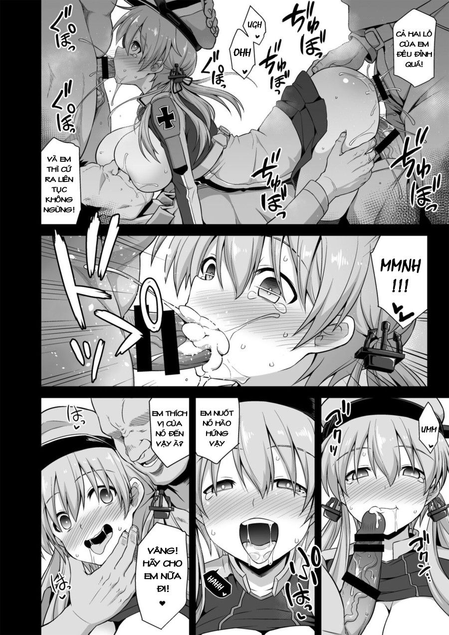 Đêm Trước Khi Kanmusu Mang Thai, Mối Tình Bị Đánh Thuốc Mê Của Prinz Eugen Oneshot page 22 - Giả Dược