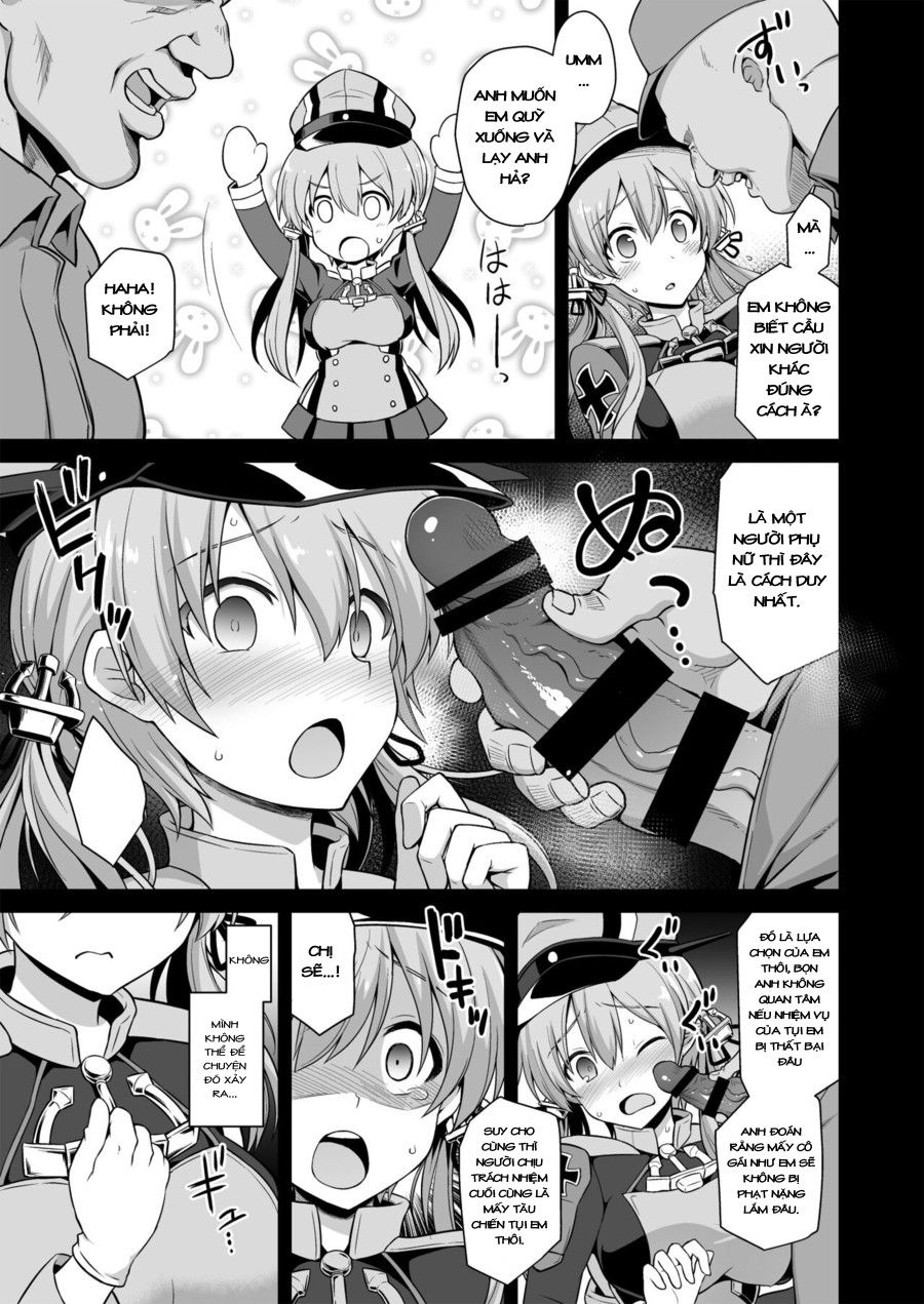 Đêm Trước Khi Kanmusu Mang Thai, Mối Tình Bị Đánh Thuốc Mê Của Prinz Eugen Oneshot page 7 - Giả Dược