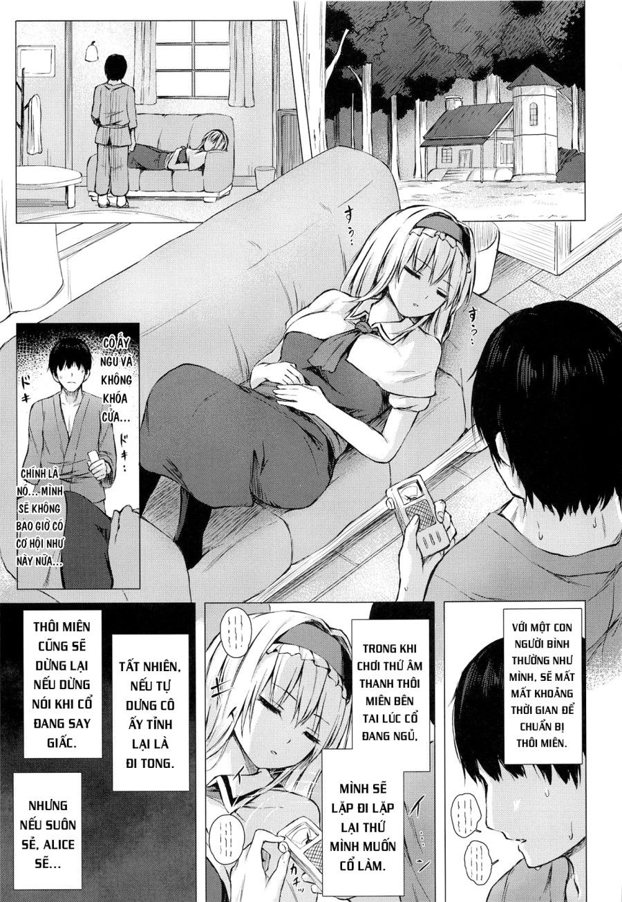 Dereochi Alice Margatroid (touhou Project) Oneshot page 3 - Giả Dược