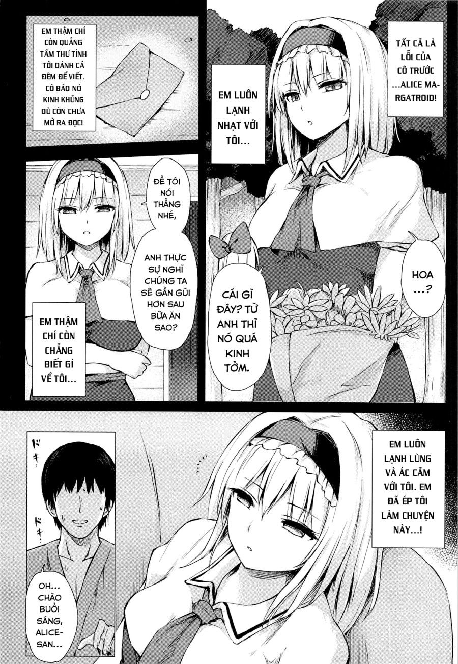 Dereochi Alice Margatroid (touhou Project) Oneshot page 4 - Giả Dược