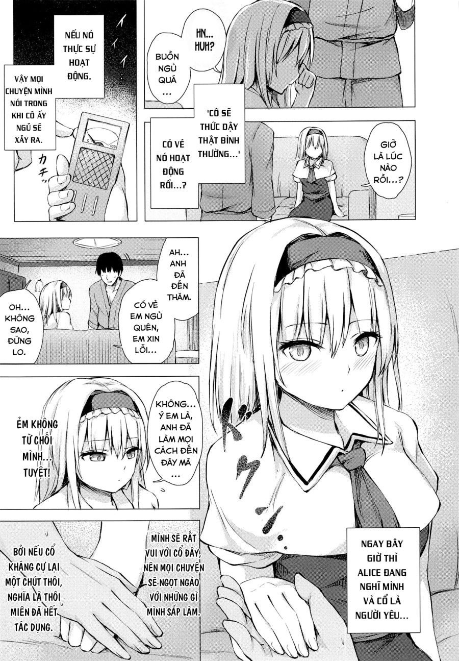 Dereochi Alice Margatroid (touhou Project) Oneshot page 5 - Giả Dược