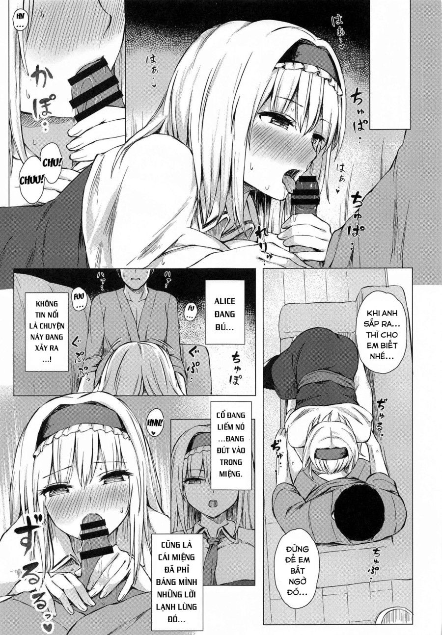 Dereochi Alice Margatroid (touhou Project) Oneshot page 9 - Giả Dược