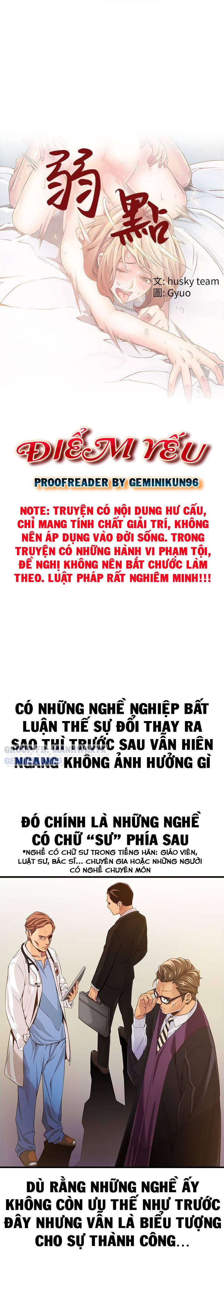 đọc truyện Điểm Yếu Chương 1 ảnh 4 tại Giả Dược