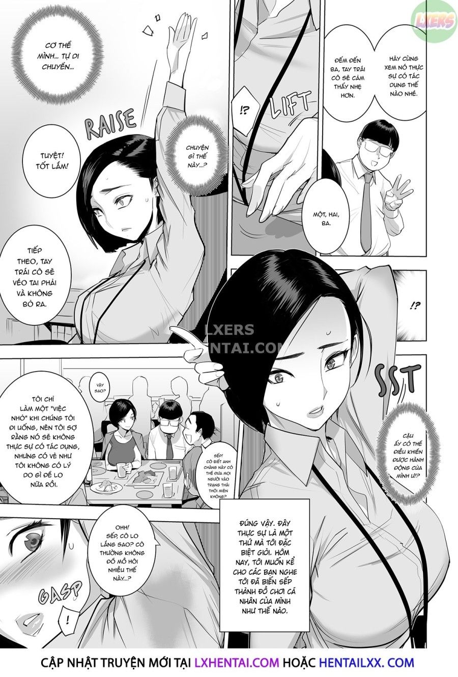 Điều Khiển Chị Trưởng Phòng Oneshot page 8 - Giả Dược