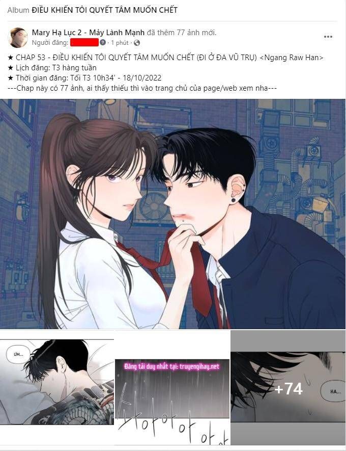 đọc truyện Điều Khiến Tôi Quyết Tâm Chết Đi Chương 53.1 ảnh 1 tại Giả Dược