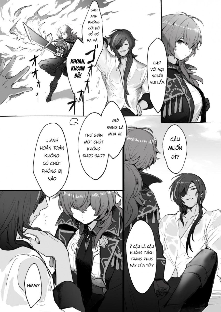 Đôi Bạn Thân Kaeya & Diluc Wa Oneshot page 5 - Giả Dược