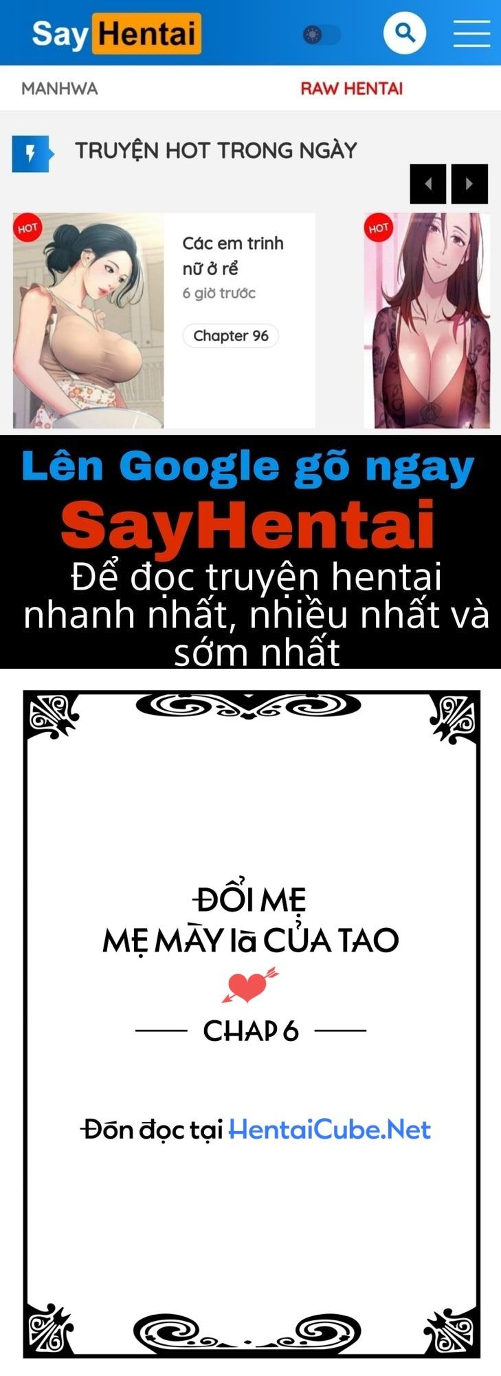 đọc truyện Đổi Mẹ Cho Nhau – Mẹ Mày Thuộc Về Tao Chương 6 ảnh 1 tại Truyện Dạ Ký