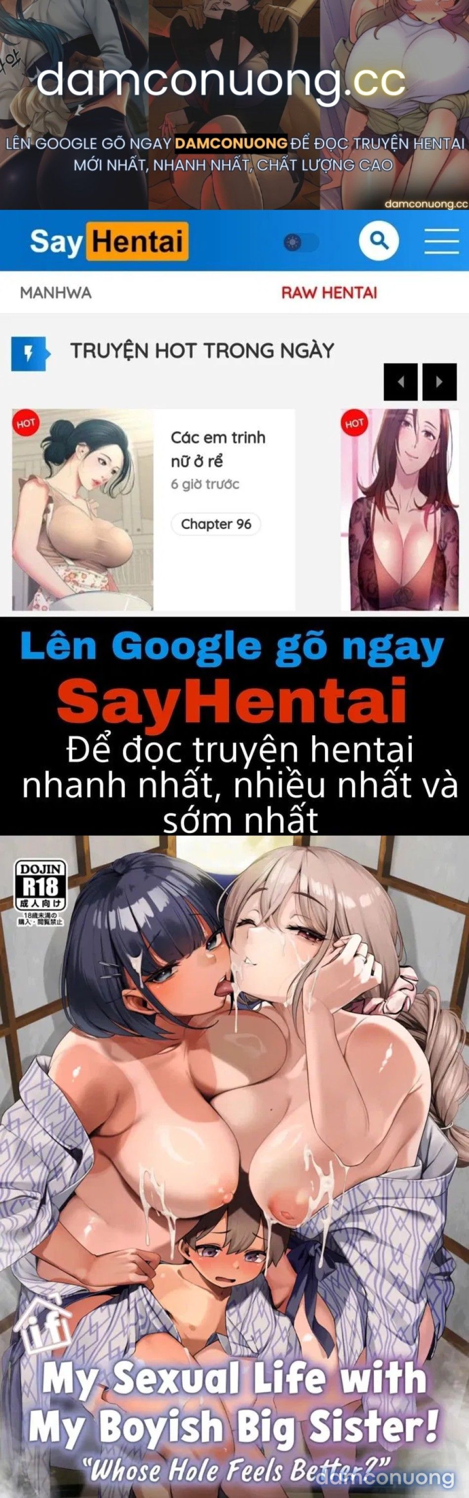 đọc truyện Đời Sống Tình Dục Của Tôi Với Chị Gái Trẻ Con! Lỗ Nào Sướng Hơn_ Chương 1 ảnh 2 tại Thiên Thai Truyện