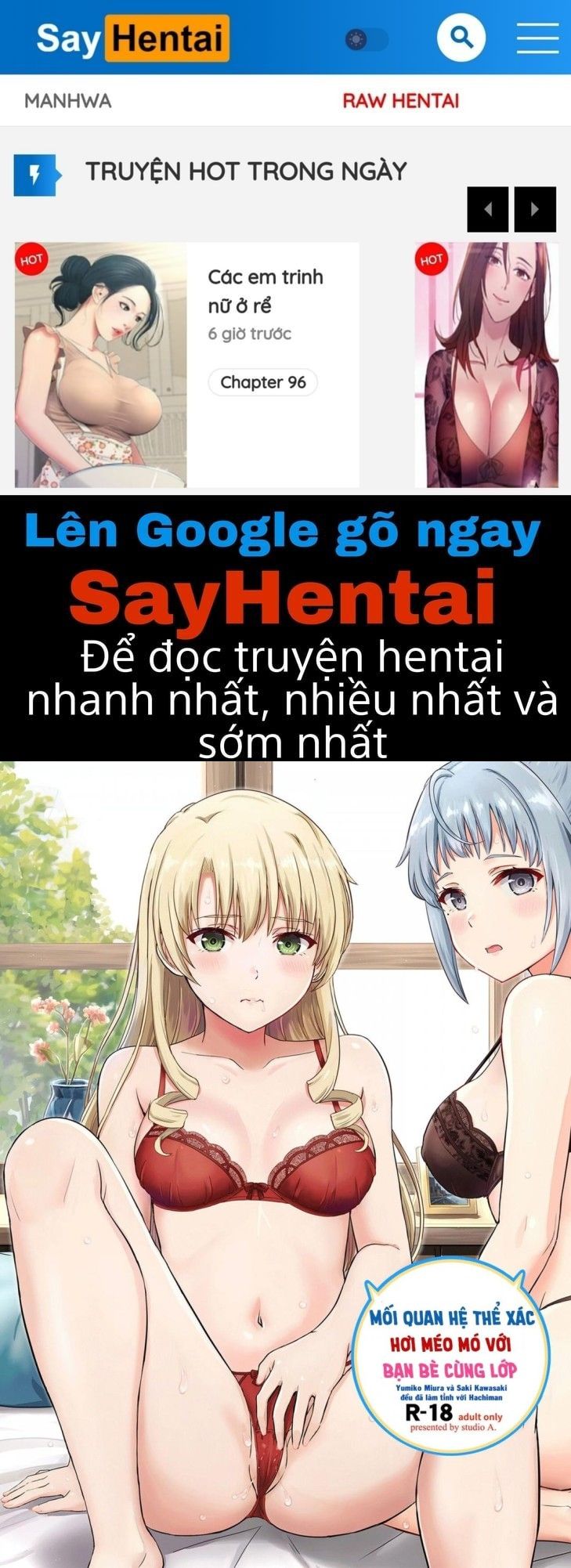 đọc truyện Dokyusei-tachi To No Sukoshi Ibitsu Na Nikutai Kankei Oneshot ảnh 2 tại Thiên Thai Truyện