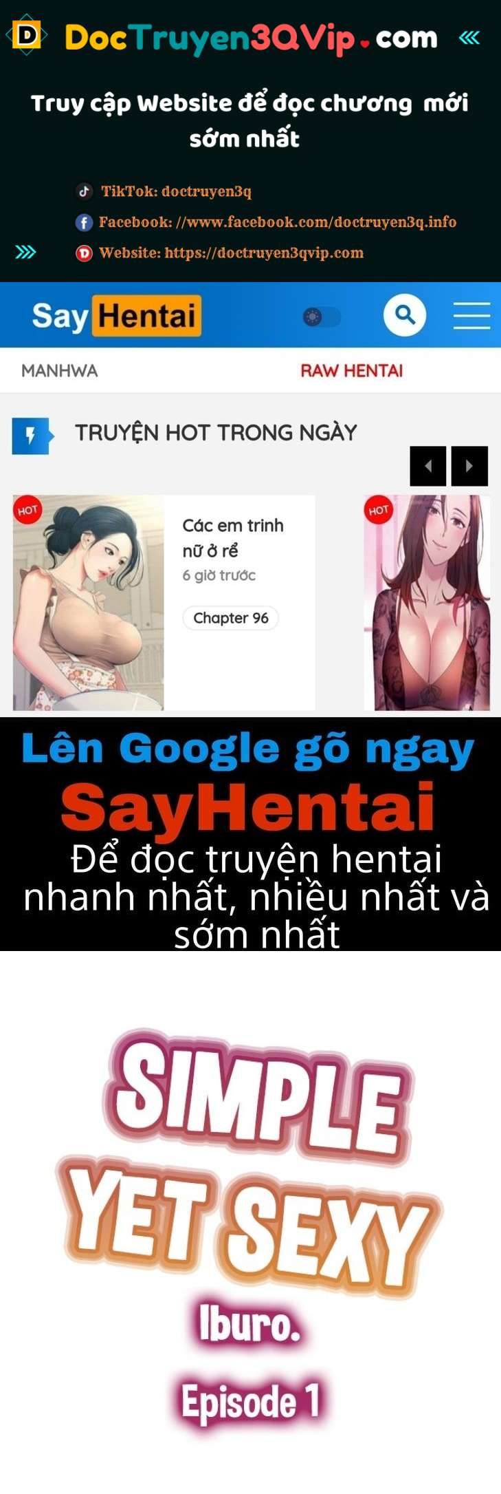 đọc truyện Đơn Giản Nhưng Gợi Cảm Chương 1 ảnh 1 tại Thiên Thai Truyện