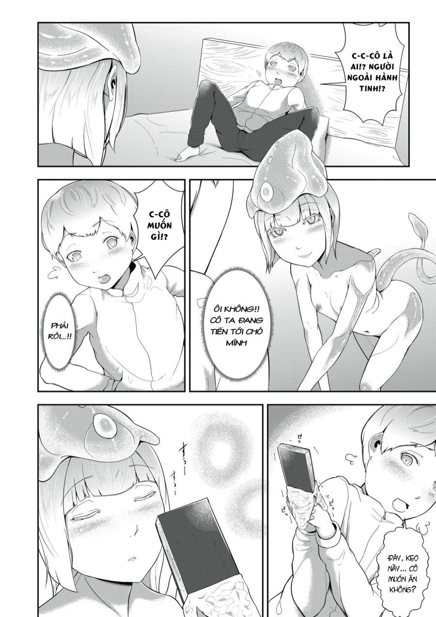 Dondon Seichou Suru Hatsujou No Igyou Musume To Boku Oneshot page 4 - Giả Dược