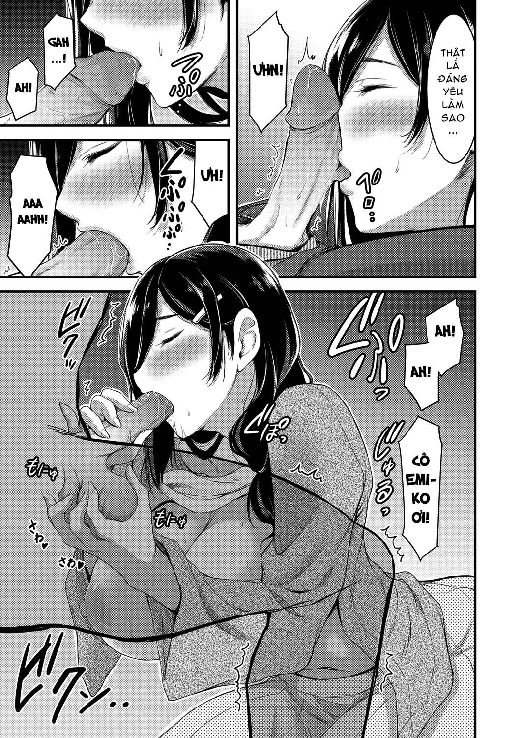 Doutei Tsumamigui Counselor ~yuujin No Musuko Ni Kindan Fudeoroshi~ Oneshot page 15 - Giả Dược