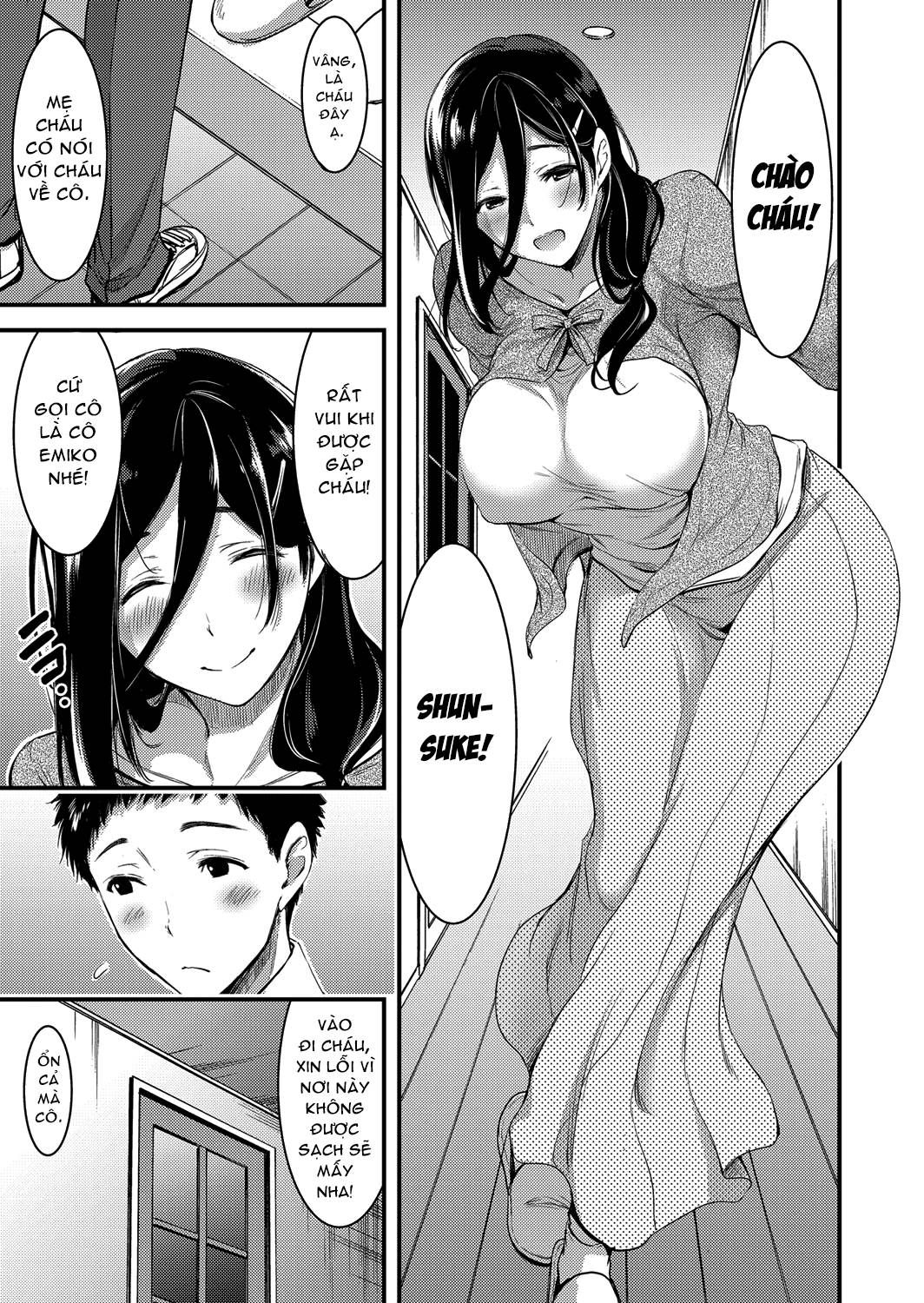 Doutei Tsumamigui Counselor ~yuujin No Musuko Ni Kindan Fudeoroshi~ Oneshot page 6 - Giả Dược