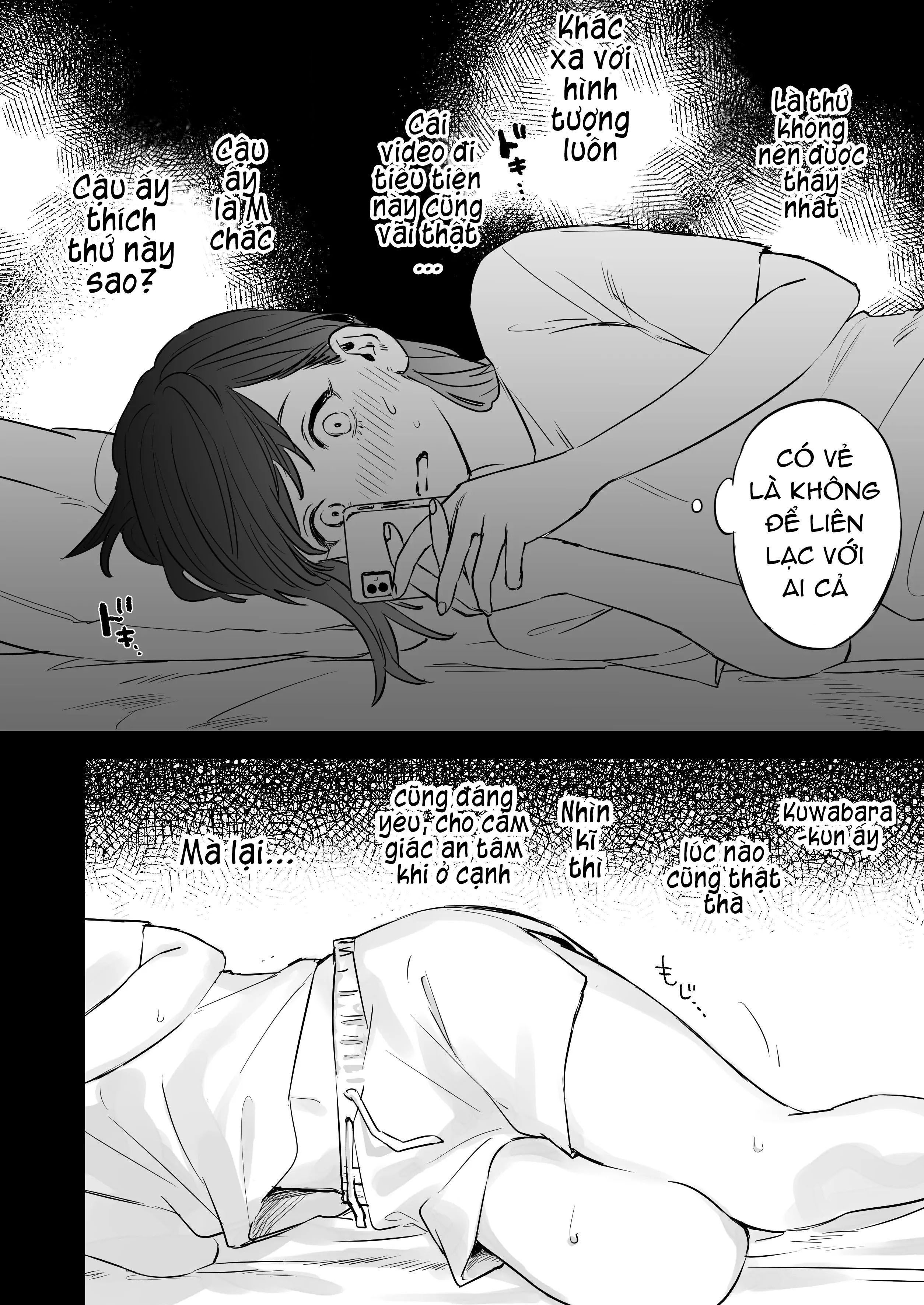 đọc truyện Đừng Kiềm Chế Kuwabara-kun - Nếu Tấn Công Anh Chàng Ít Nói Thì Sẽ Bị Trả Đũa Bằng Cách Làm Tình Thật Nhiều! Chương 1.1 ảnh 12 tại Thiên Thai Truyện