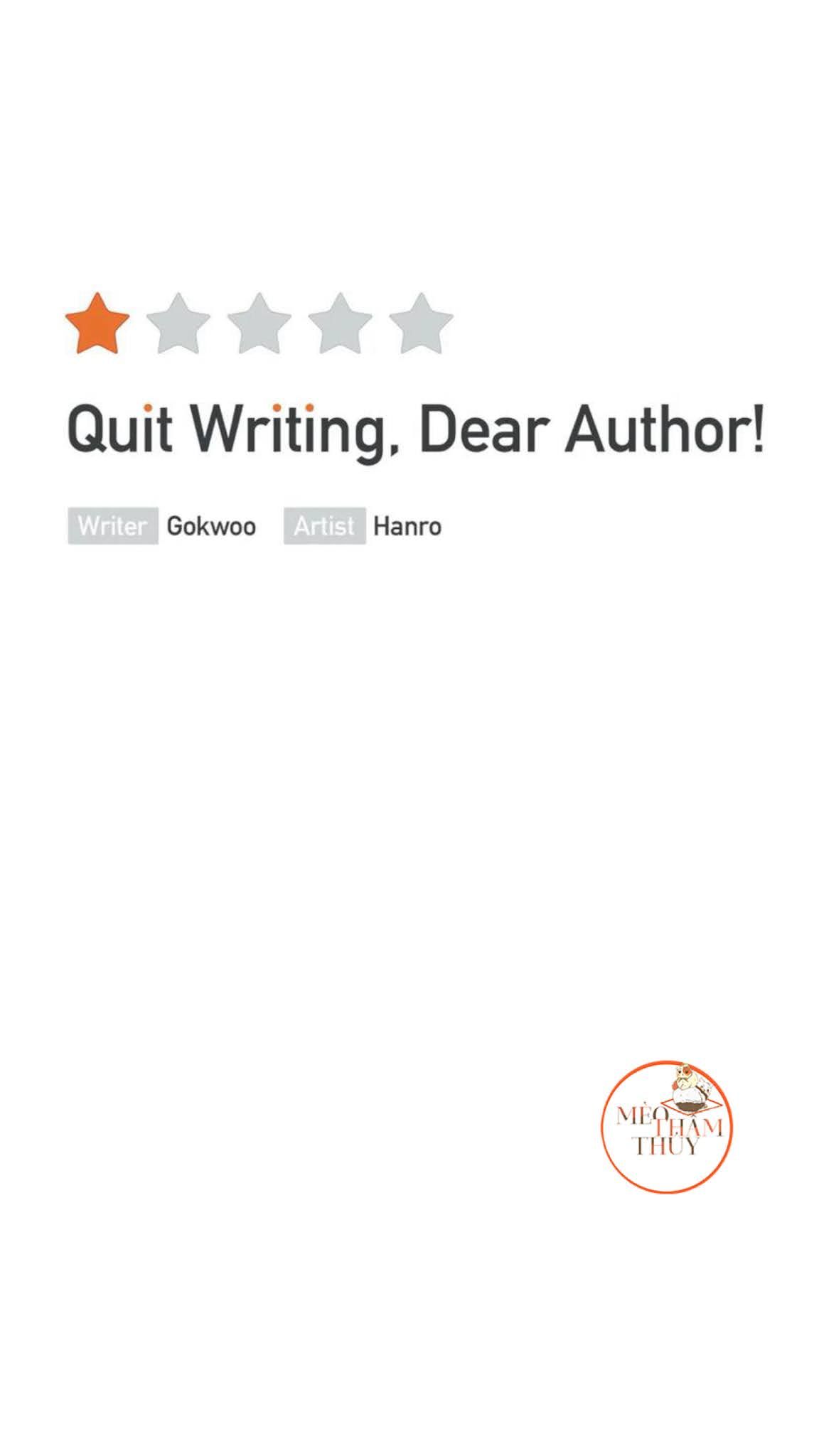 đọc truyện Đừng Viết Nữa,tác Giả Thân Mến! Chương 14 ảnh 20 tại Thiên Thai Truyện