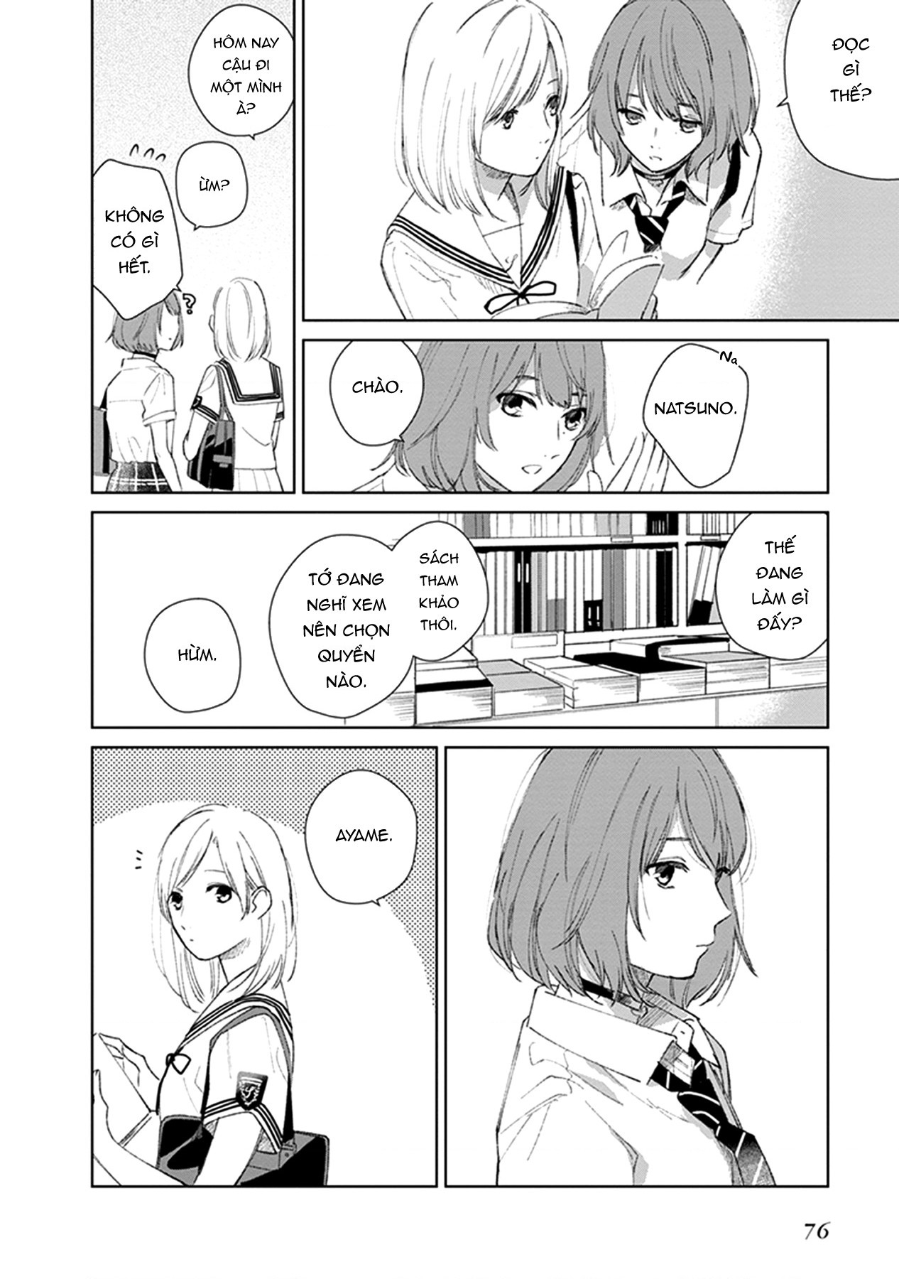 đọc truyện Éclair Đỏ - Tuyển Tập Yuri Vang Vọng Đến Bạn Chương 4 ảnh 24 tại Thiên Thai Truyện