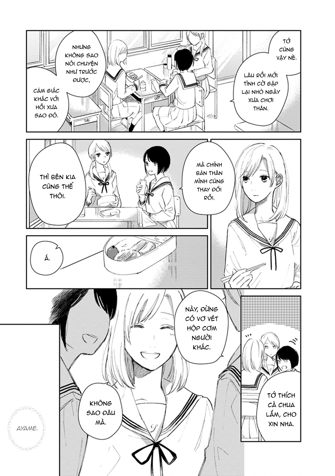 đọc truyện Éclair Đỏ - Tuyển Tập Yuri Vang Vọng Đến Bạn Chương 4 ảnh 9 tại Thiên Thai Truyện