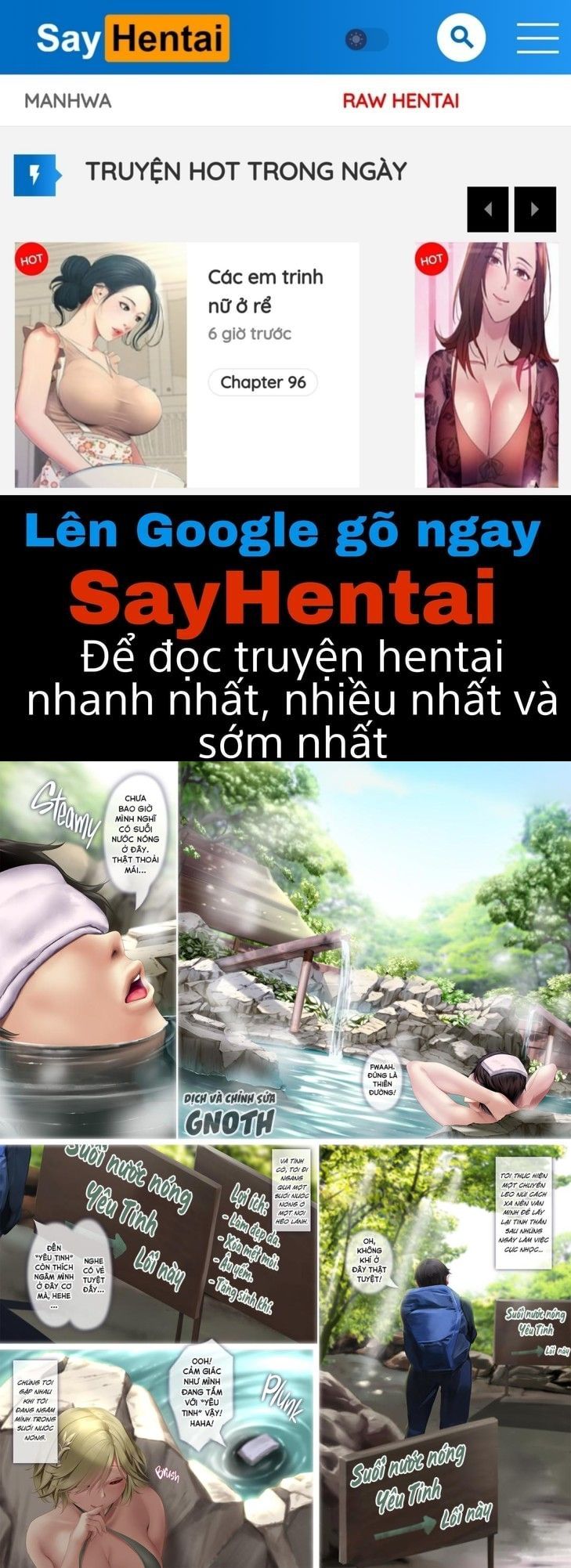 đọc truyện Elf Hư Hỏng Ở Suối Nước Nóng Oneshot ảnh 1 tại Giả Dược