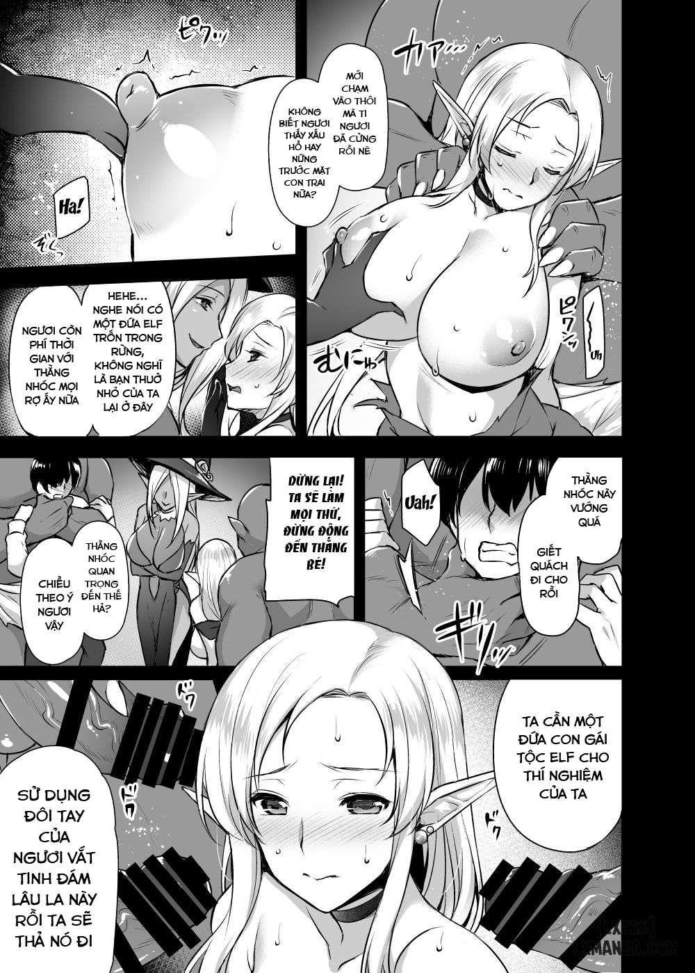 đọc truyện Elf No Okaa-san ~giri No Musuko No Me No Mae De Orc Ni Okasaretee Chương 1 ảnh 10 tại Thiên Thai Truyện