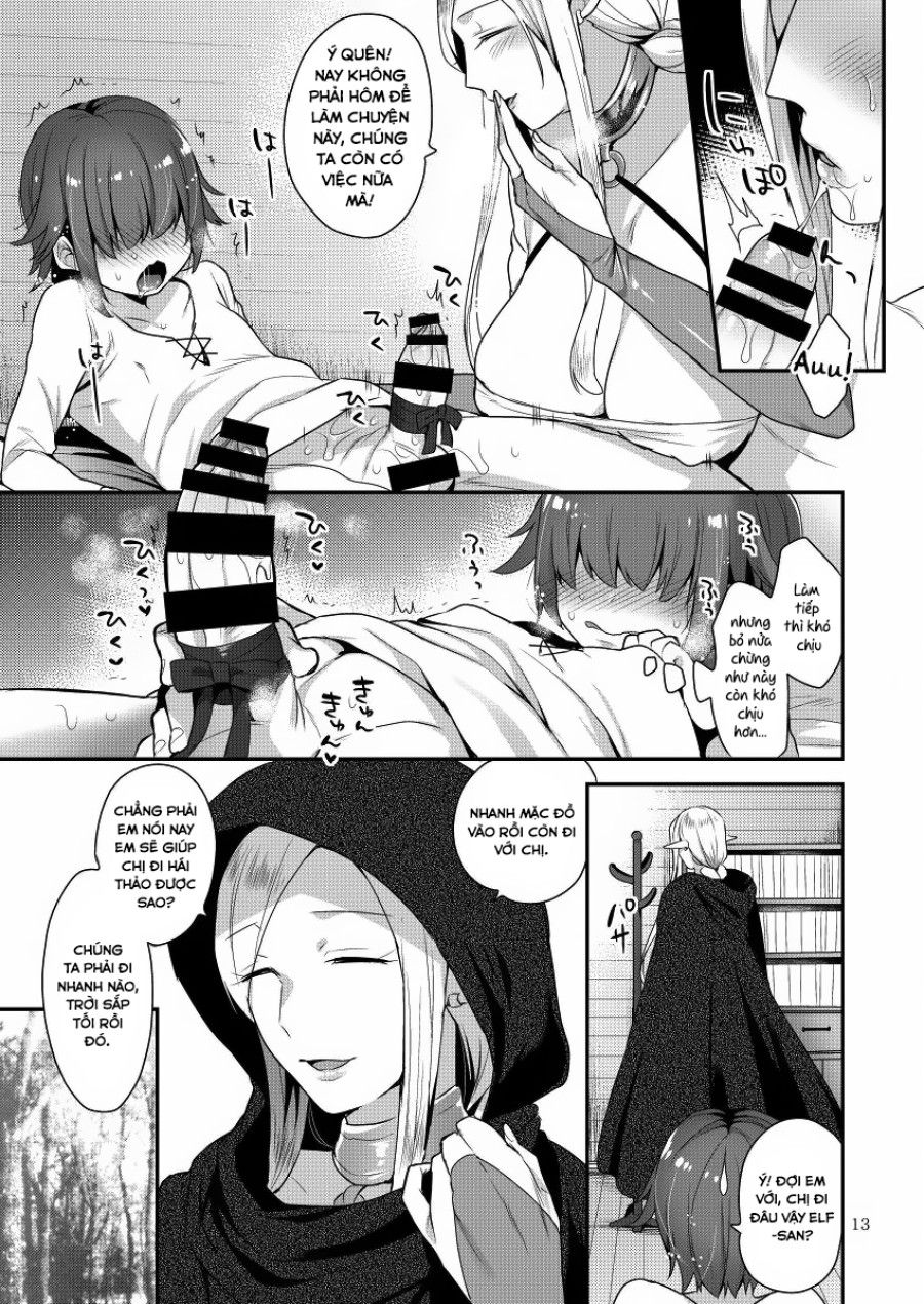 Elf-san Wa Ijiwaru Oneshot page 14 - Giả Dược