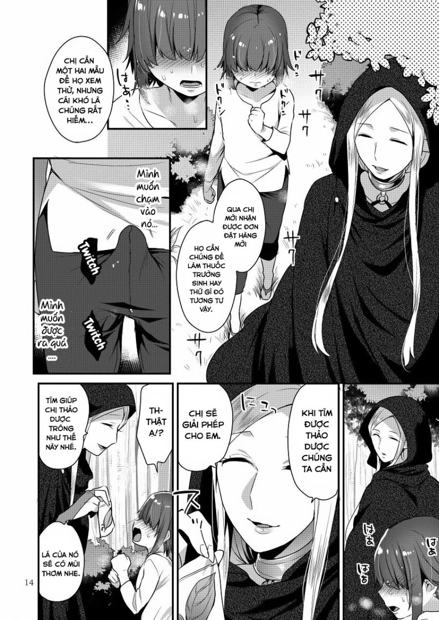Elf-san Wa Ijiwaru Oneshot page 15 - Giả Dược