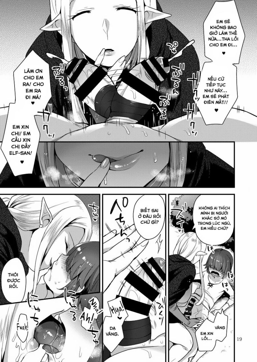 Elf-san Wa Ijiwaru Oneshot page 20 - Giả Dược