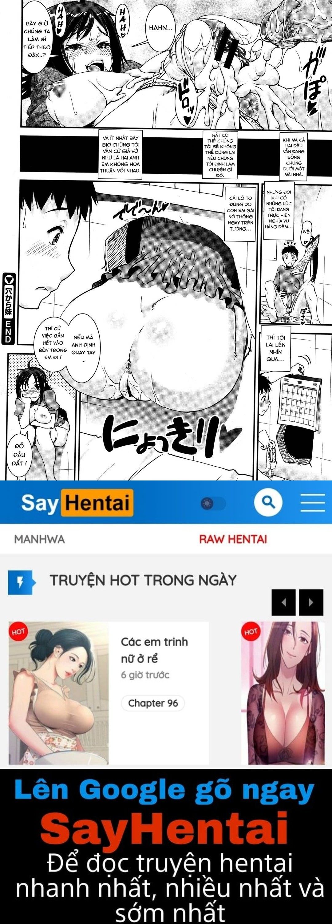 đọc truyện Em Gái Bị Mắc Kẹt Qua Lỗ Trên Tường Oneshot ảnh 26 tại Thiên Thai Truyện