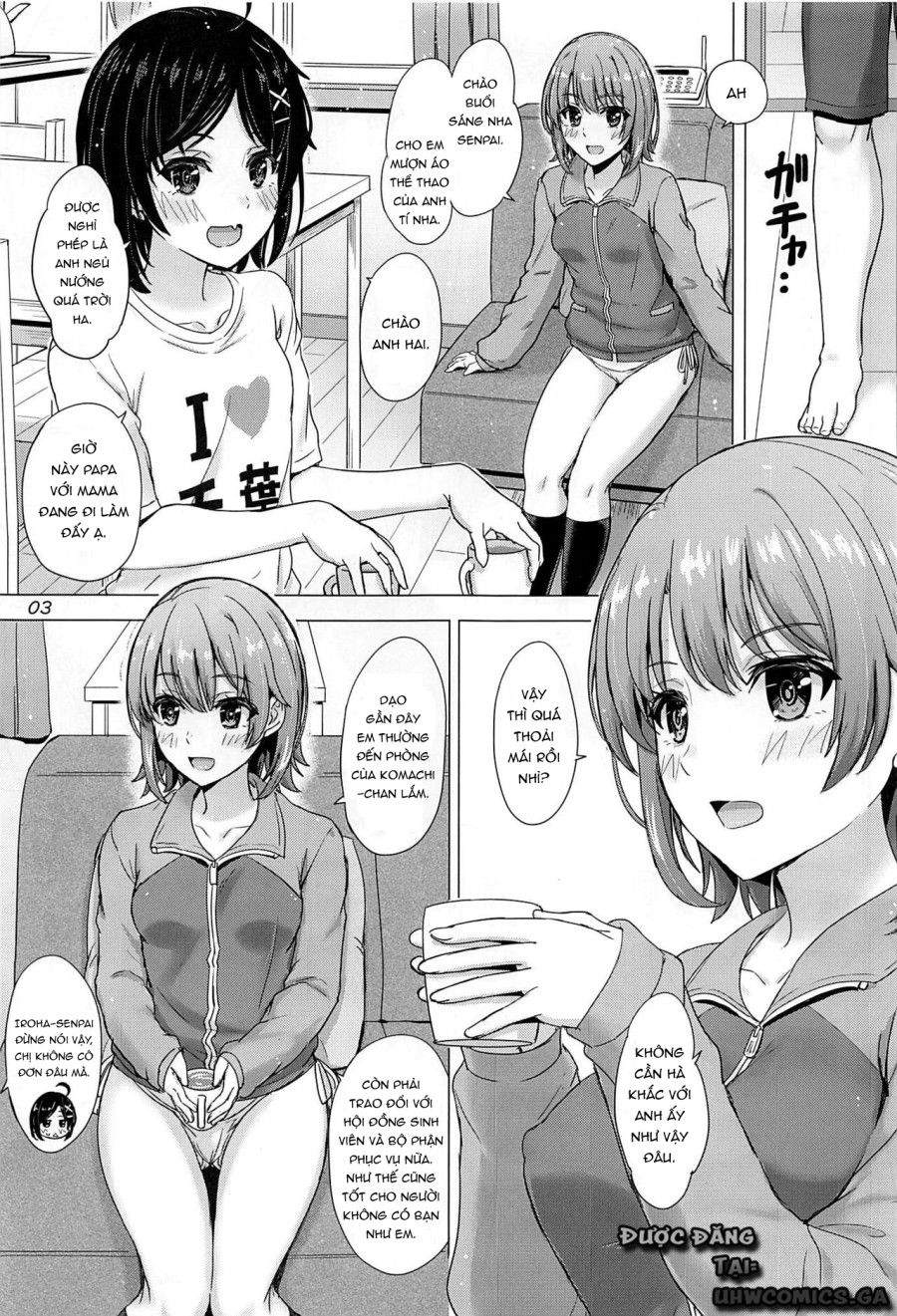 Em Gái Đang Yêu Và Hậu Bối Gạ Chịch Của Tôi Oneshot page 4 - Giả Dược