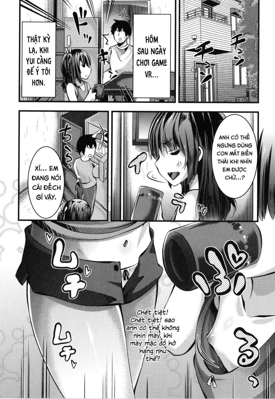 Em Gái Trong Vr Của Tôi Biến Thành Em Gái Thật. Oneshot page 12 - Giả Dược