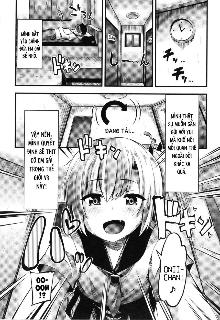 Em Gái Trong Vr Của Tôi Biến Thành Em Gái Thật. Oneshot page 4 - Giả Dược