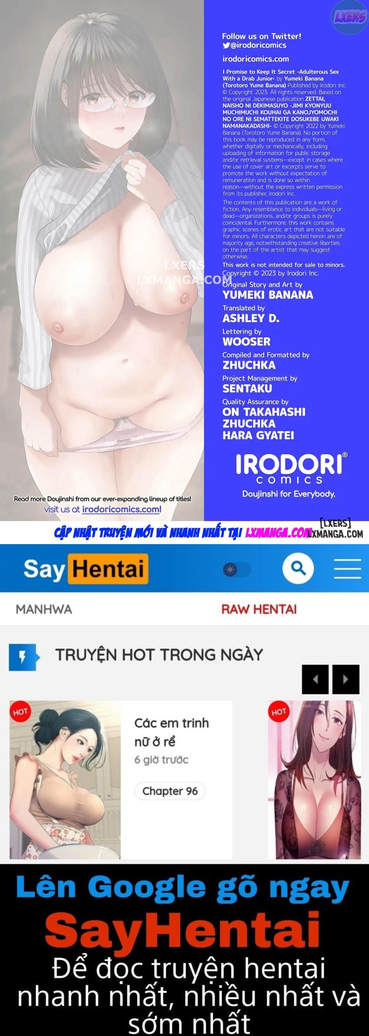 đọc truyện Em Hứa Là Sẽ Giữ Bí Mật - Ngoại Tình Với Một Đàn Em Xấu Tính Oneshot ảnh 59 tại Thiên Thai Truyện