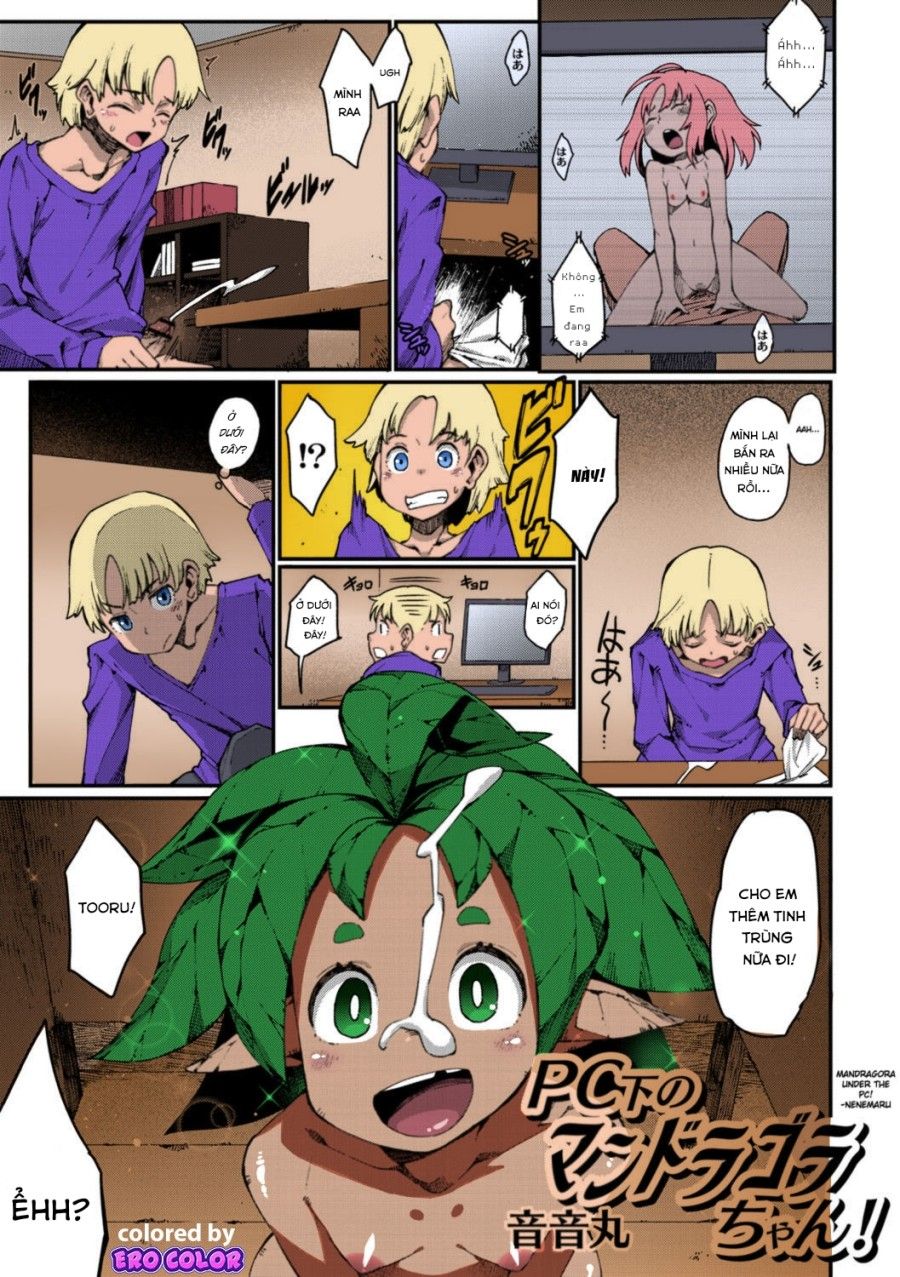 Em Loli Ở Dưới Dàn Pc (pc Shita No Mandragora-chan! ) Oneshot page 2 - Giả Dược