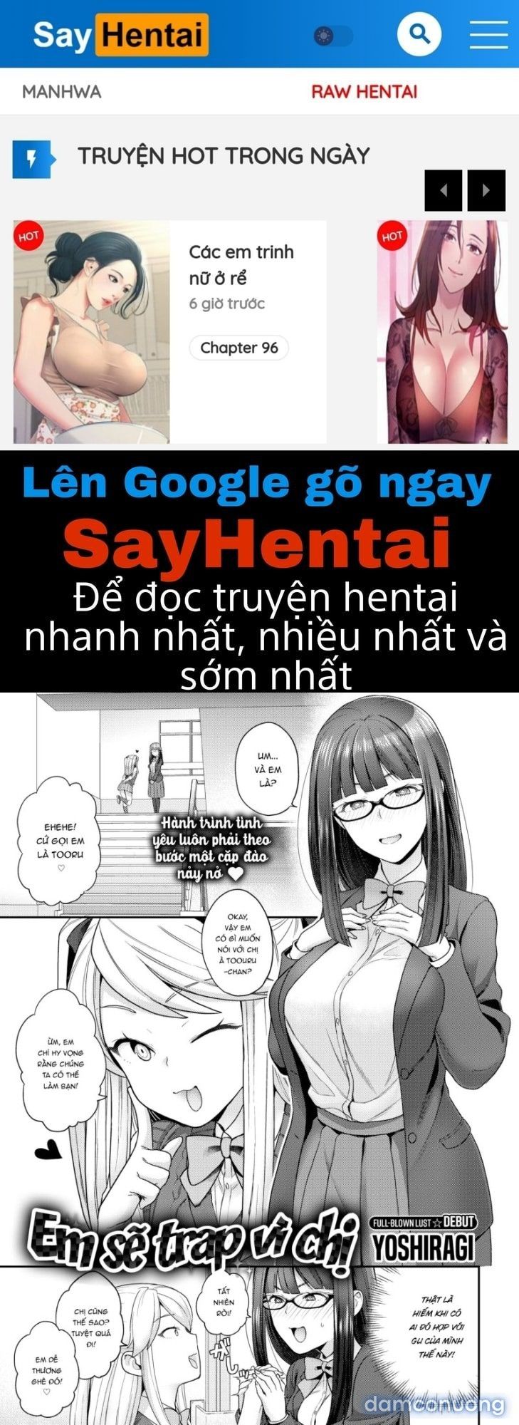 đọc truyện Em Sẽ Trap Vì Chị Chương 1 ảnh 1 tại Giả Dược