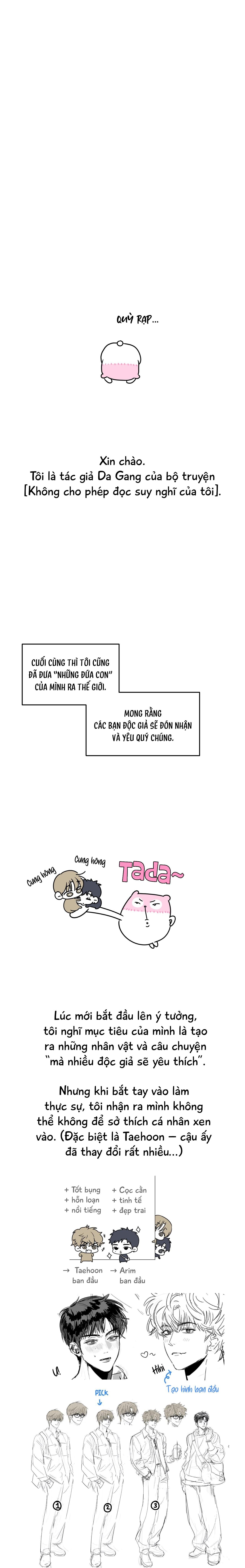 đọc truyện (end) Không Cho Phép Đọc Suy Nghĩ Của Tôi Chương 8.5 ảnh 3 tại Giả Dược