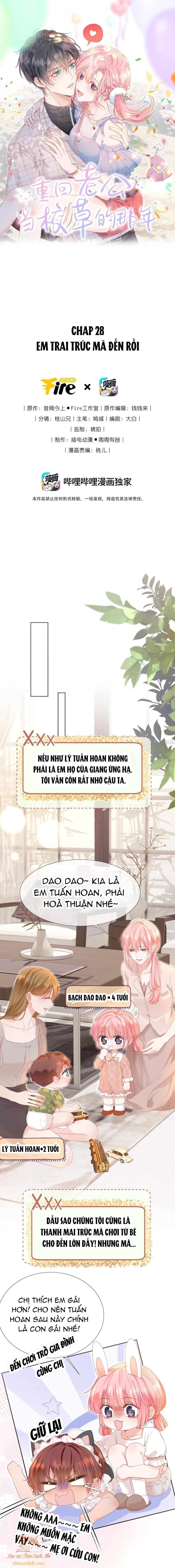 đọc truyện [end] Xuyên Về Năm Đó Ông Xã Làm Hot Boy Học Đường Chương 28 ảnh 1 tại Giả Dược