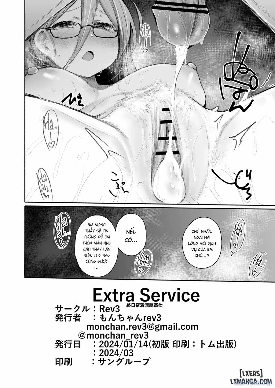 đọc truyện Extra Service Shuujitsu Mitchaku Noukou Houshi One shot khô dái ảnh 22 tại Thiên Thai Truyện