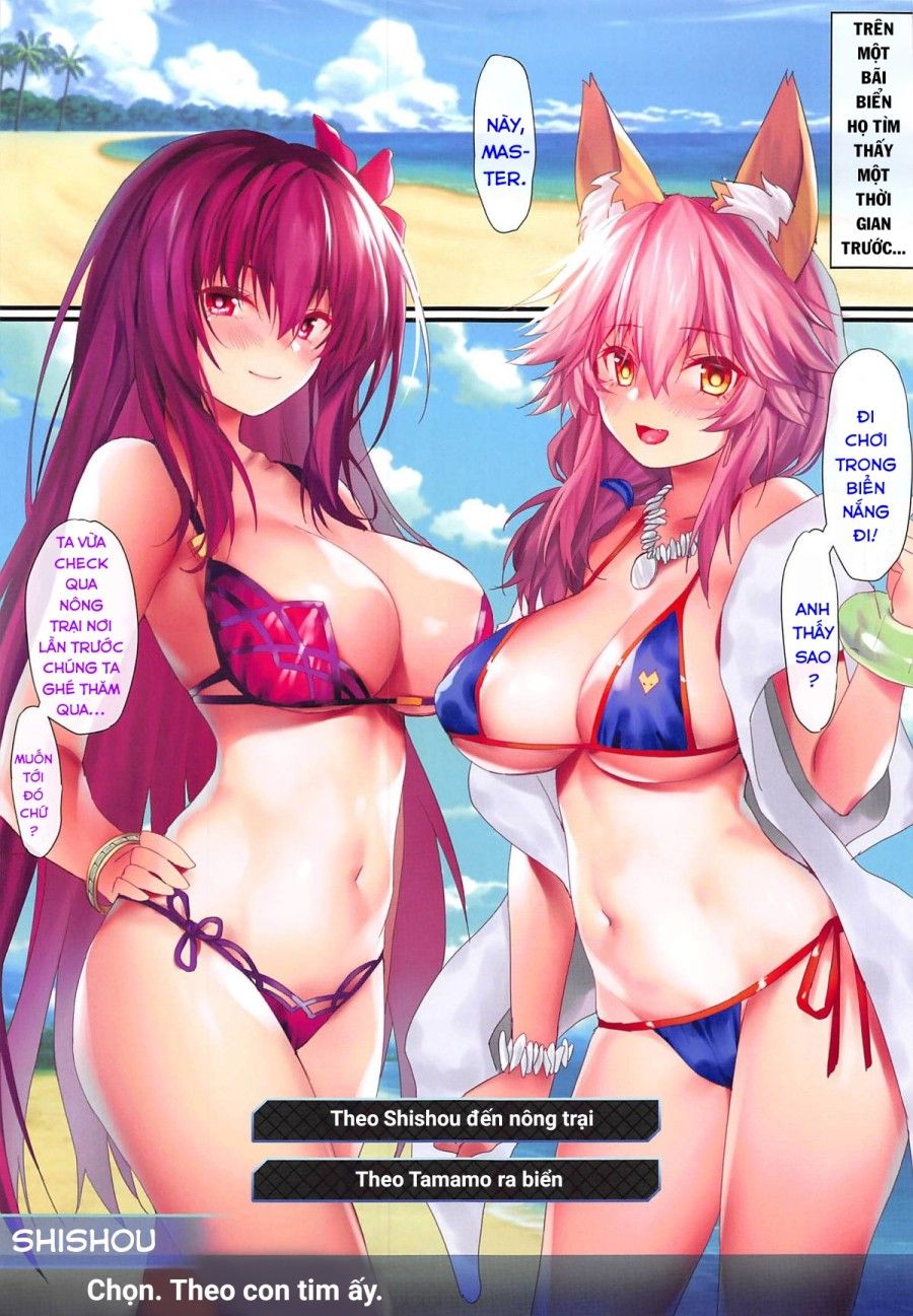 Fgo Carnival 17 - Reiju Kaitaku Tokimeki Summer Vacances Oneshot page 4 - Giả Dược