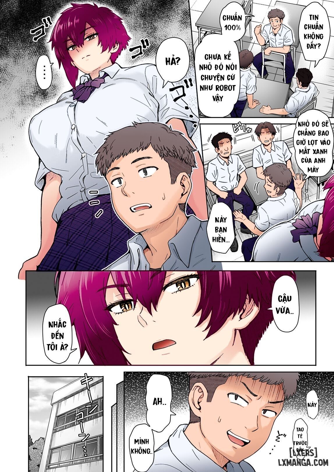 đọc truyện Fuaiso De Senotakai Kanojo Ga Ore No Shiranai Ma Ni… - My Unfriendly Tall Girlfriend Became Like That Behind My Back Oneshot ảnh 4 tại Thiên Thai Truyện