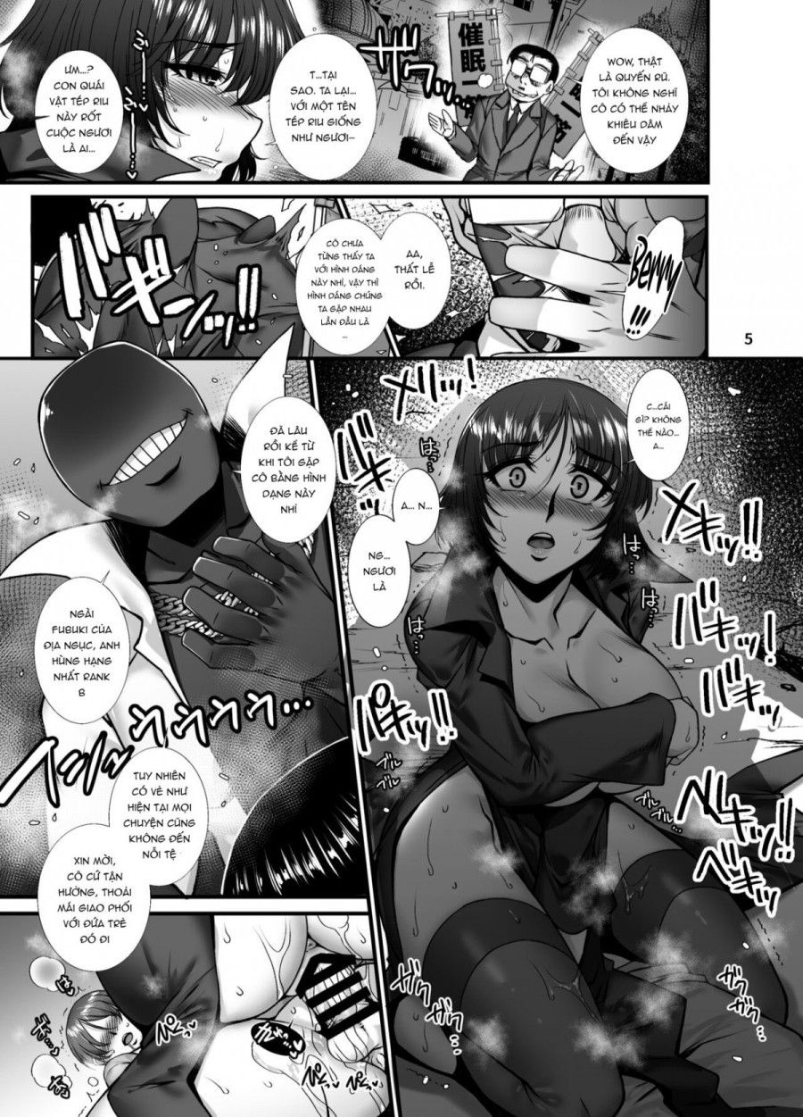 Fubuki Ranshin Kouhen ...b-kyuu 1-i Hero Ga Dosukebe Saimin Nanka Ni Makeru Hazu Ga Oneshot page 4 - Giả Dược