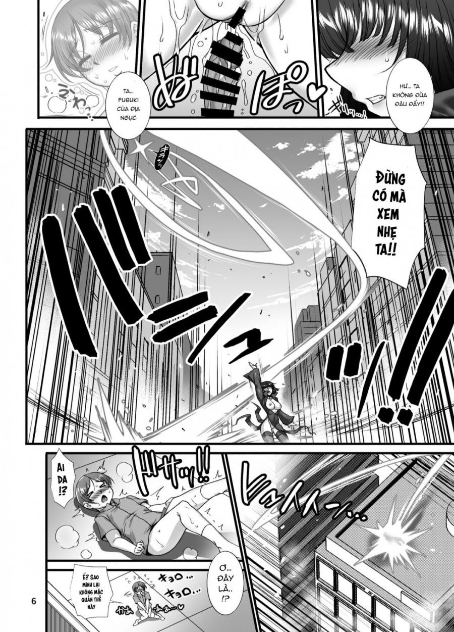 Fubuki Ranshin Kouhen ...b-kyuu 1-i Hero Ga Dosukebe Saimin Nanka Ni Makeru Hazu Ga Oneshot page 5 - Giả Dược