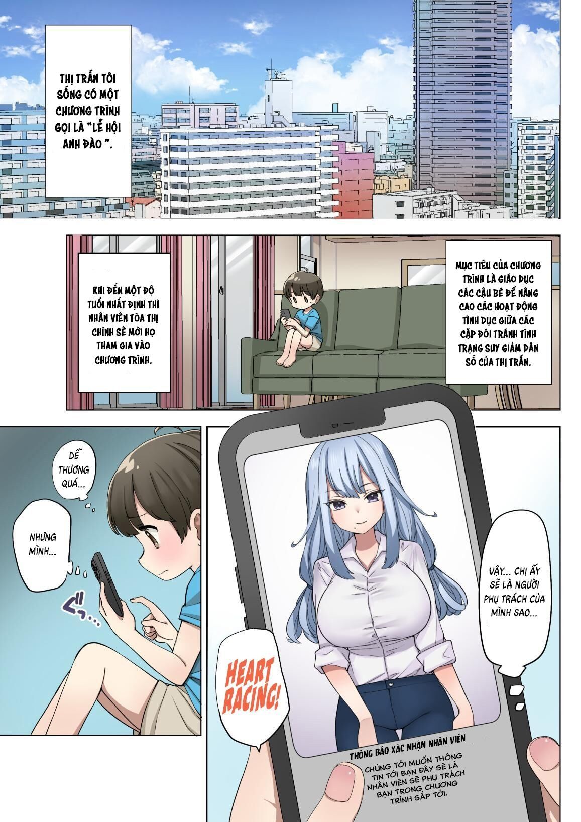 Fudeoroshi Seido No Aru Machi De Boku Wa Aragau Chương 1 page 3 - Giả Dược
