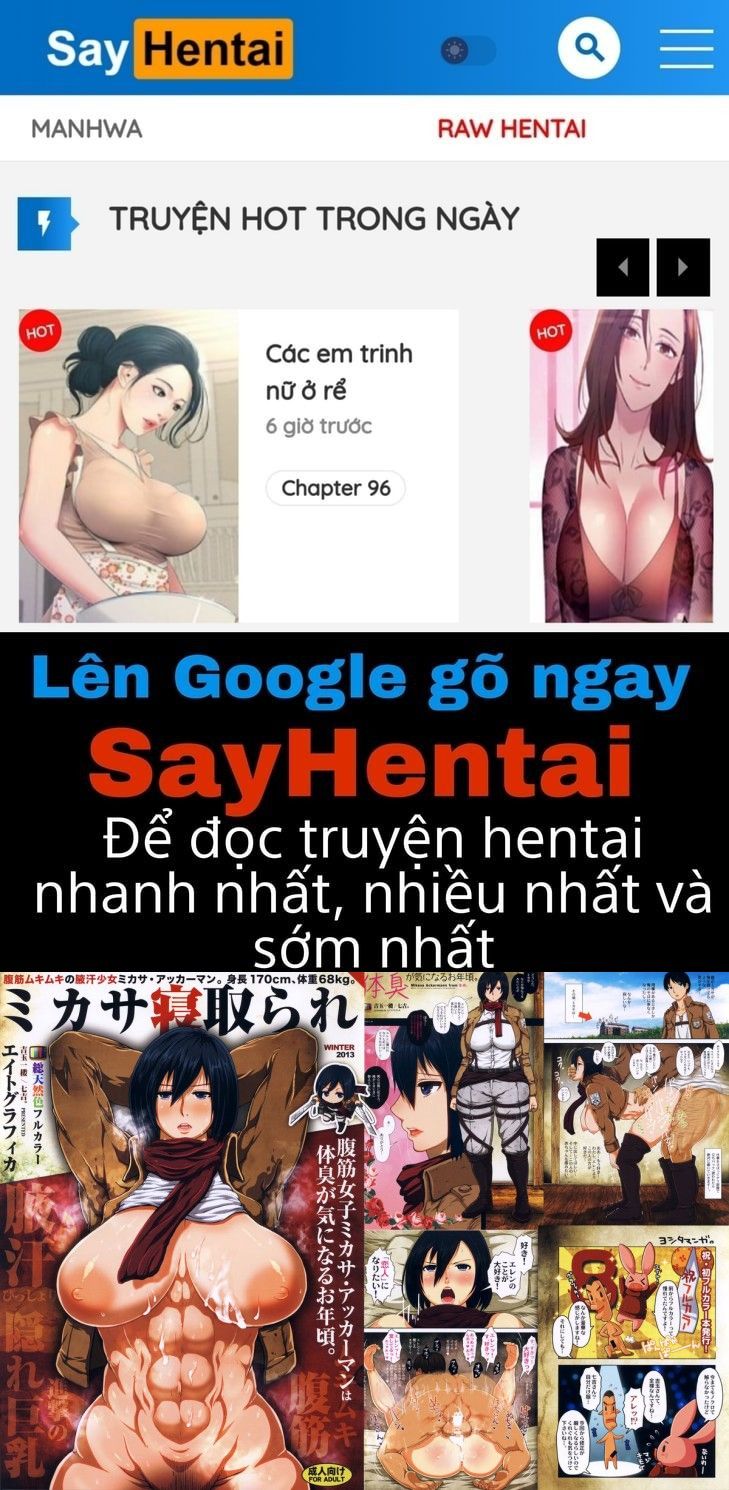 đọc truyện Fukkin Joshi Mikasa Ackerman Wa Taishuu Ga Ki Ni Naru Otoshi Goro Oneshot ảnh 1 tại Giả Dược
