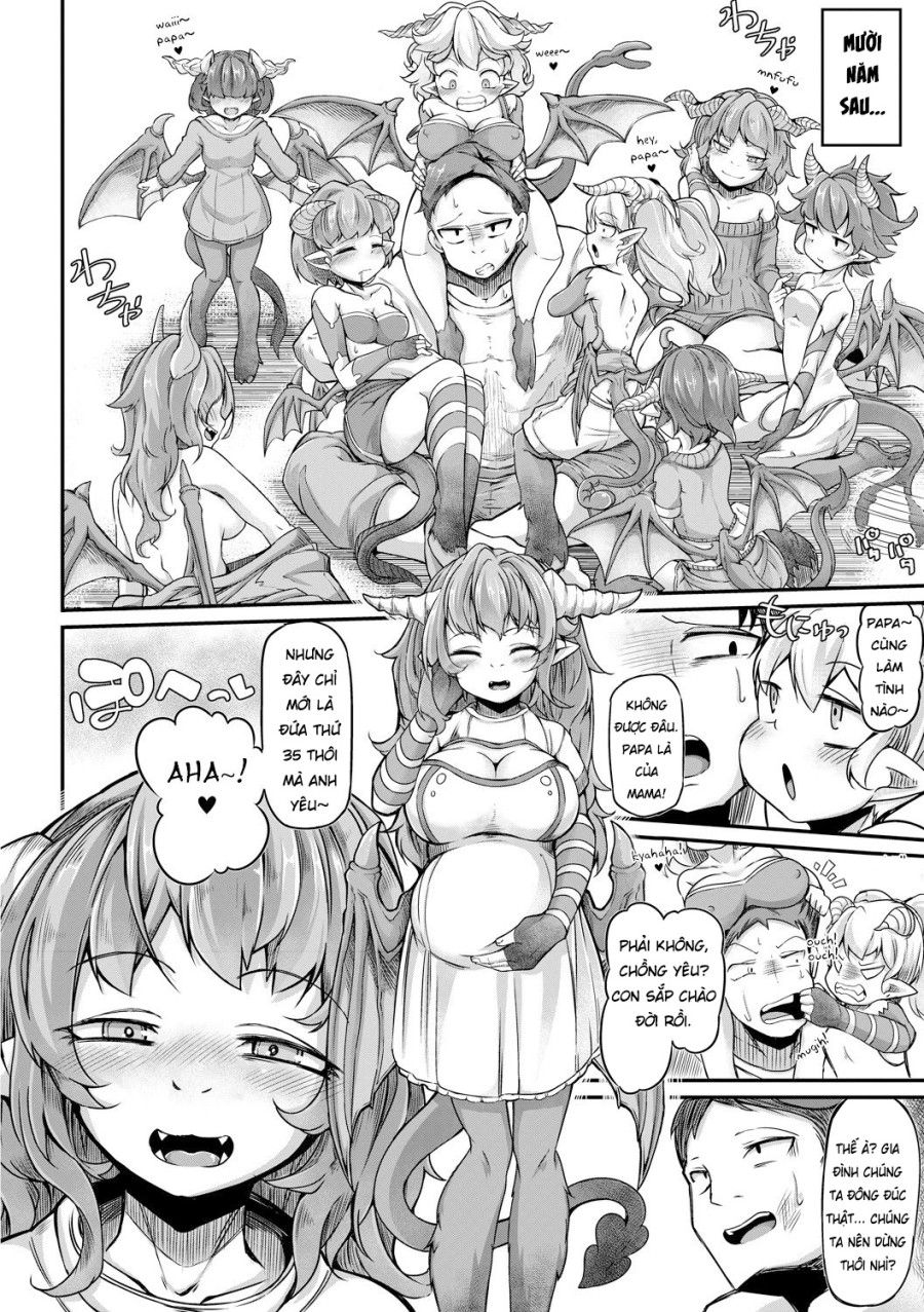 Fukkou!? Ishu Kouhai -mazoku To Ningen No Kyousei Jidai Oneshot page 25 - Giả Dược