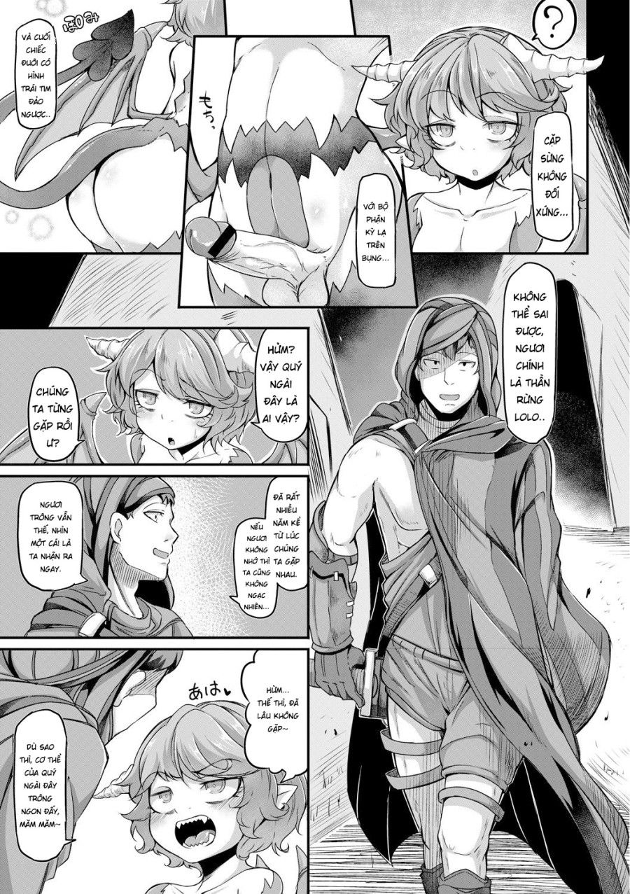 Fukkou!? Ishu Kouhai -mazoku To Ningen No Kyousei Jidai Oneshot page 7 - Giả Dược