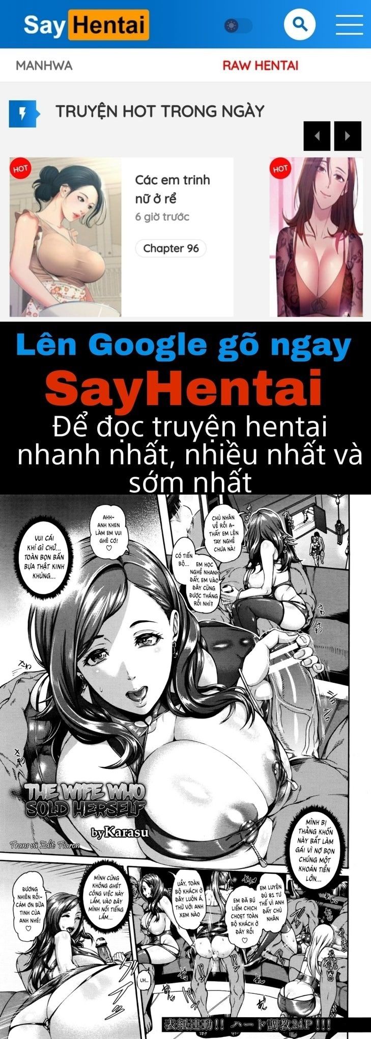 đọc truyện Full : Người Vợ Bán Thân Chương 1 ảnh 1 tại Truyện Dạ Ký