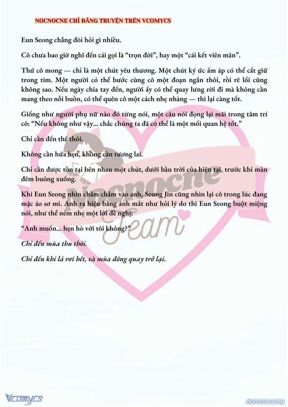 đọc truyện [full] [novel] Chúng Ta Kết Thúc Vào Mùa Thu Chương 13 ảnh 9 tại Thiên Thai Truyện