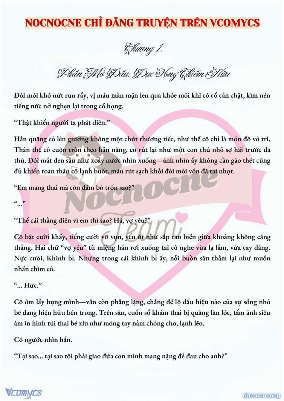 đọc truyện [full] [novel] Mang Thai, Cưỡng Đoạt Chương 1 ảnh 3 tại Thiên Thai Truyện