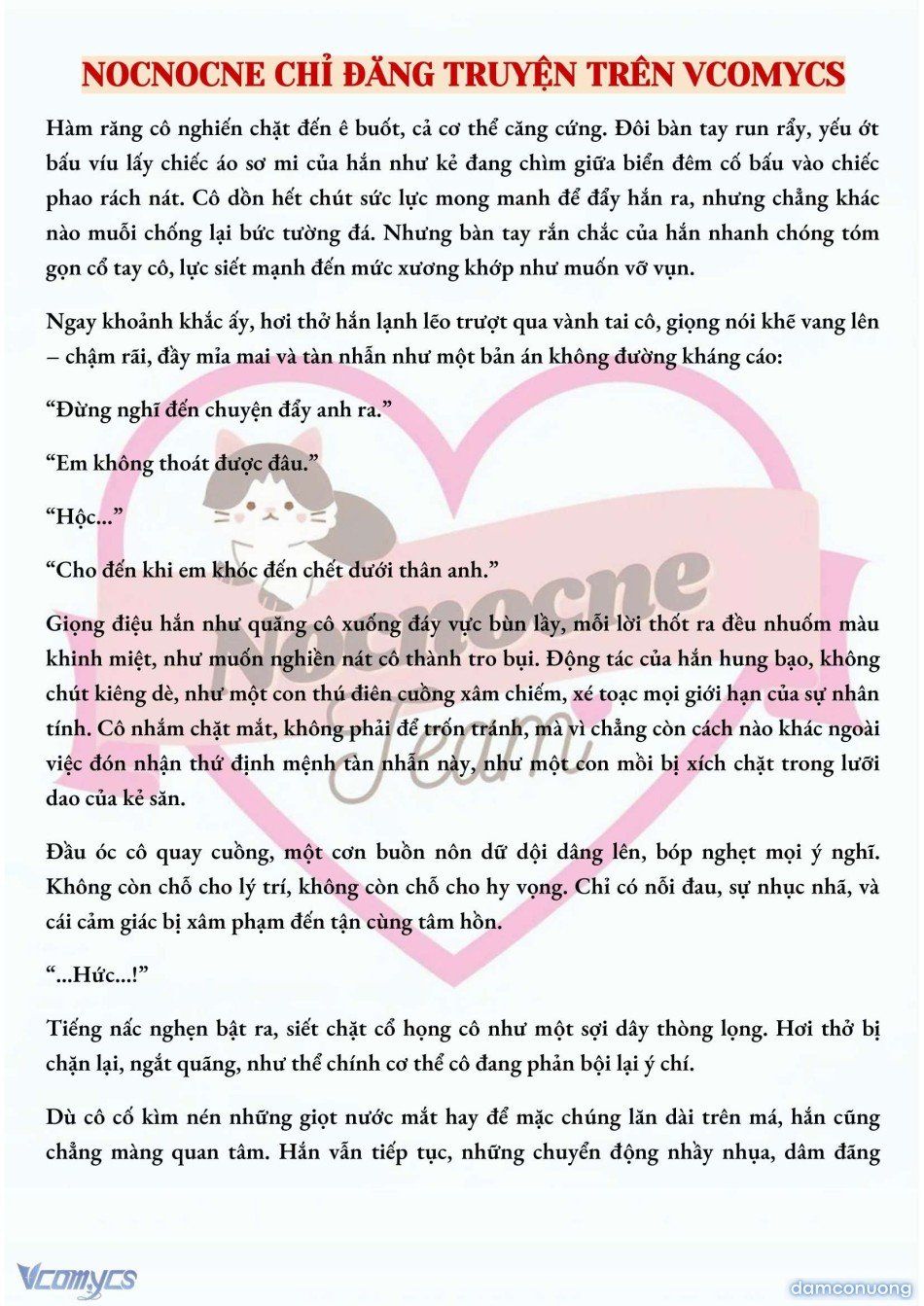 đọc truyện [full] [novel] Mang Thai, Cưỡng Đoạt Chương 1 ảnh 9 tại Thiên Thai Truyện